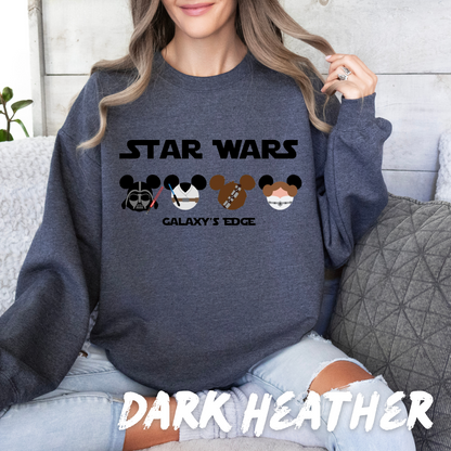 Star-Wars-Matching Sweatshirt adults and kids