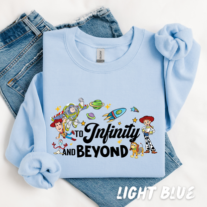 To.the.Infinity Sweatshirt Unisex for Adults and Kids