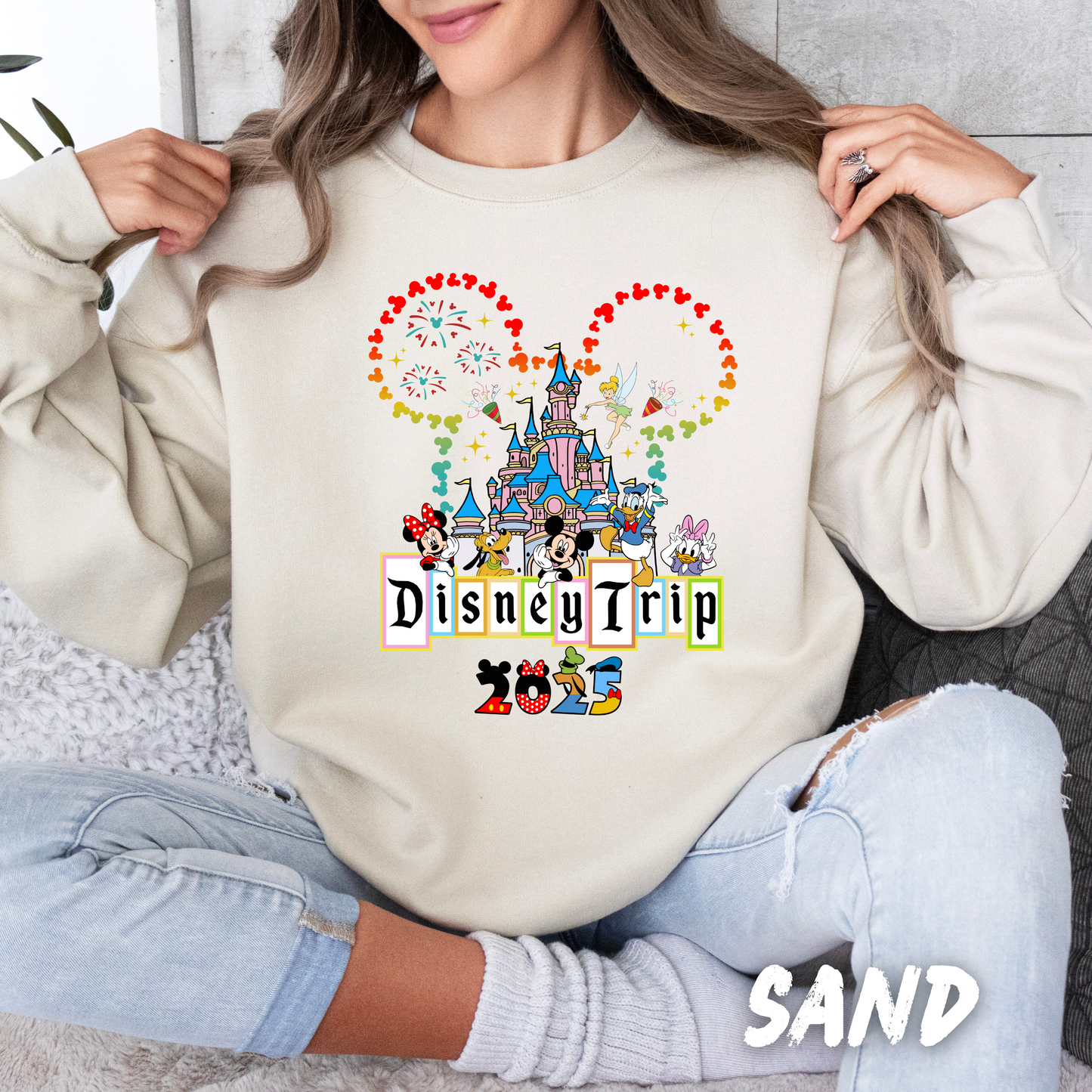 Unisex Matching Family Vacation 2025 Sweatshirt for Adults and Kids T215 T216