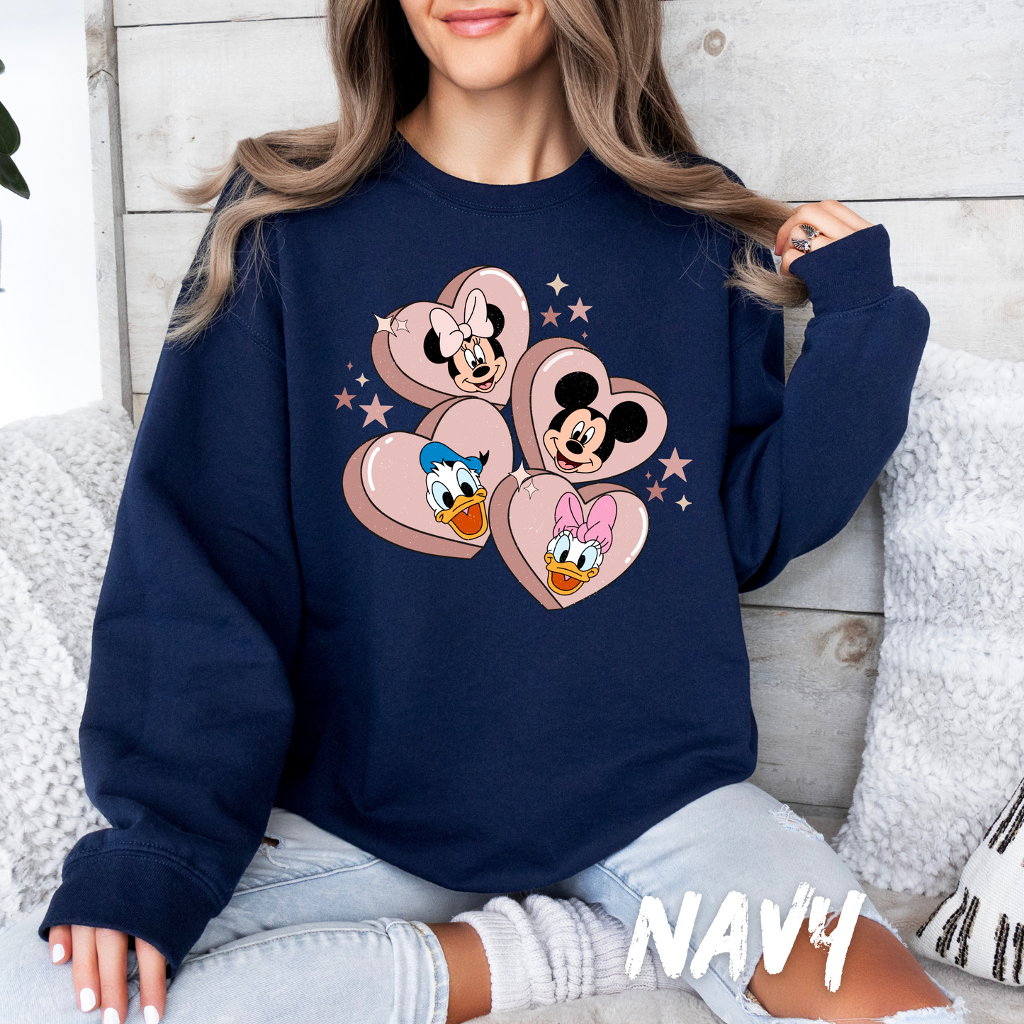 Heart Valentine Sweatshirt for Adults and Kids