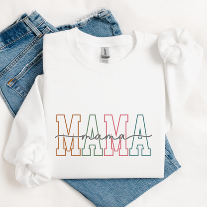 Multicolor Mama Sweatshirt - Mother's Day Gift