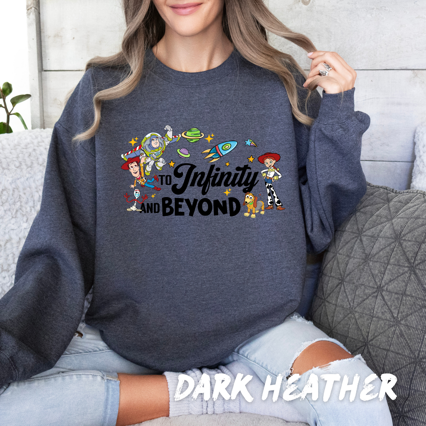 To.the.Infinity Sweatshirt Unisex for Adults and Kids