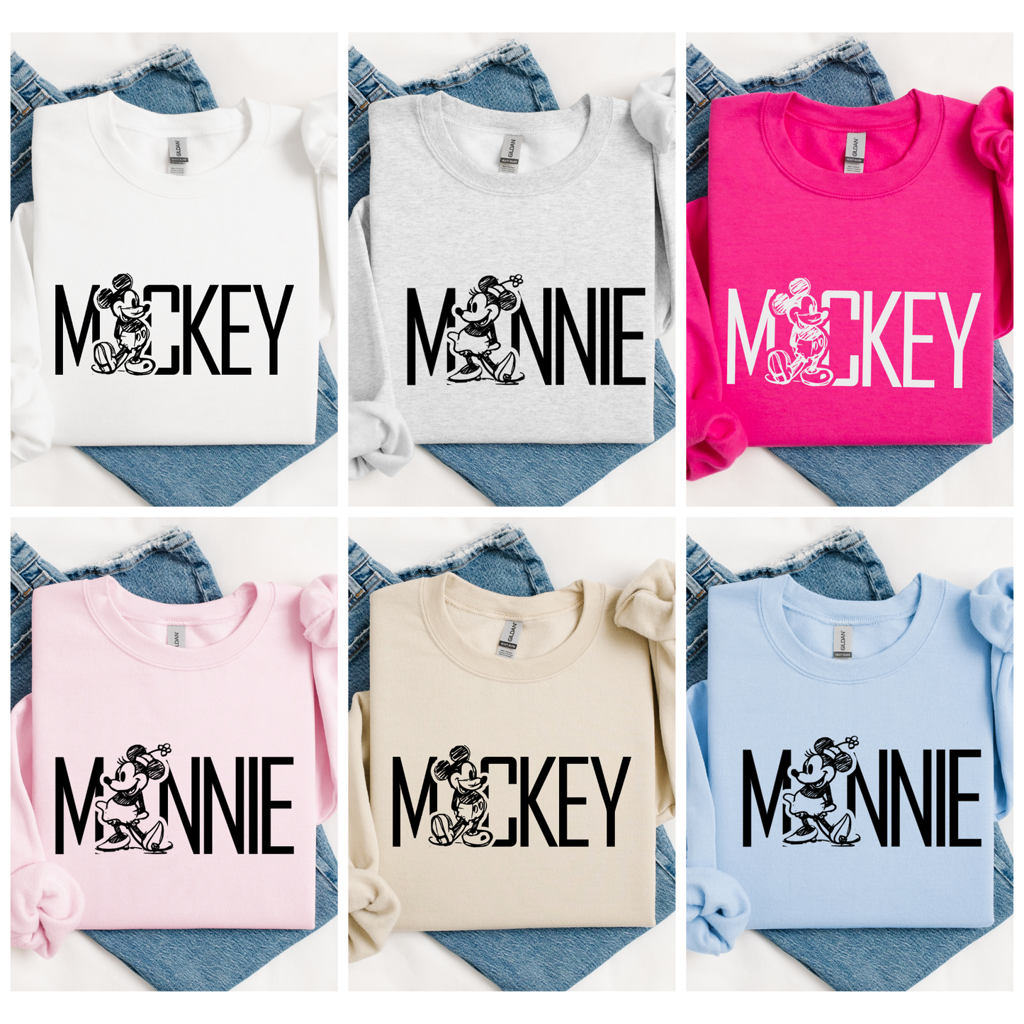 Vintage Matching Family Sweatshirt for Adults and Kids