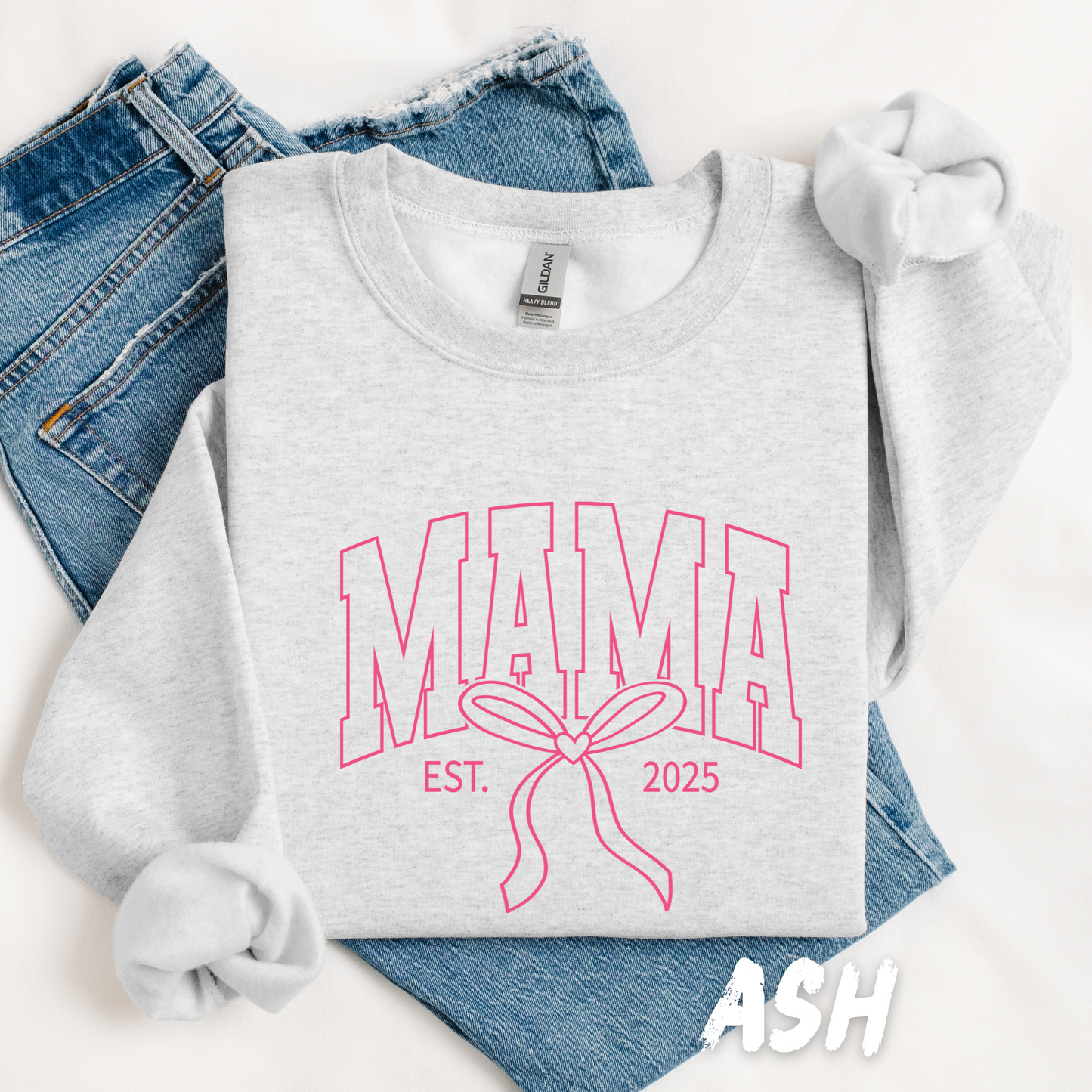 Personalized MAMA Est. Sweatshirt  - Mother's Day Gift