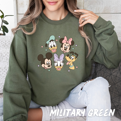 Retro Couple-Family Matching Sweatshirt
