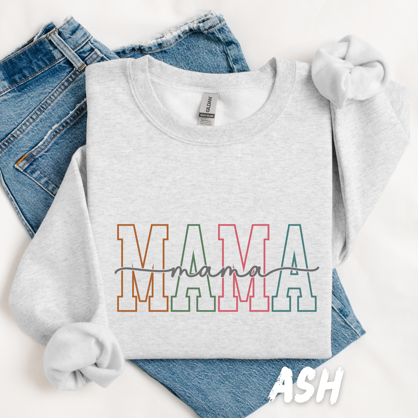 Multicolor Mama Sweatshirt - Mother's Day Gift