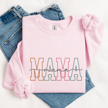 Multicolor Mama Sweatshirt - Mother's Day Gift
