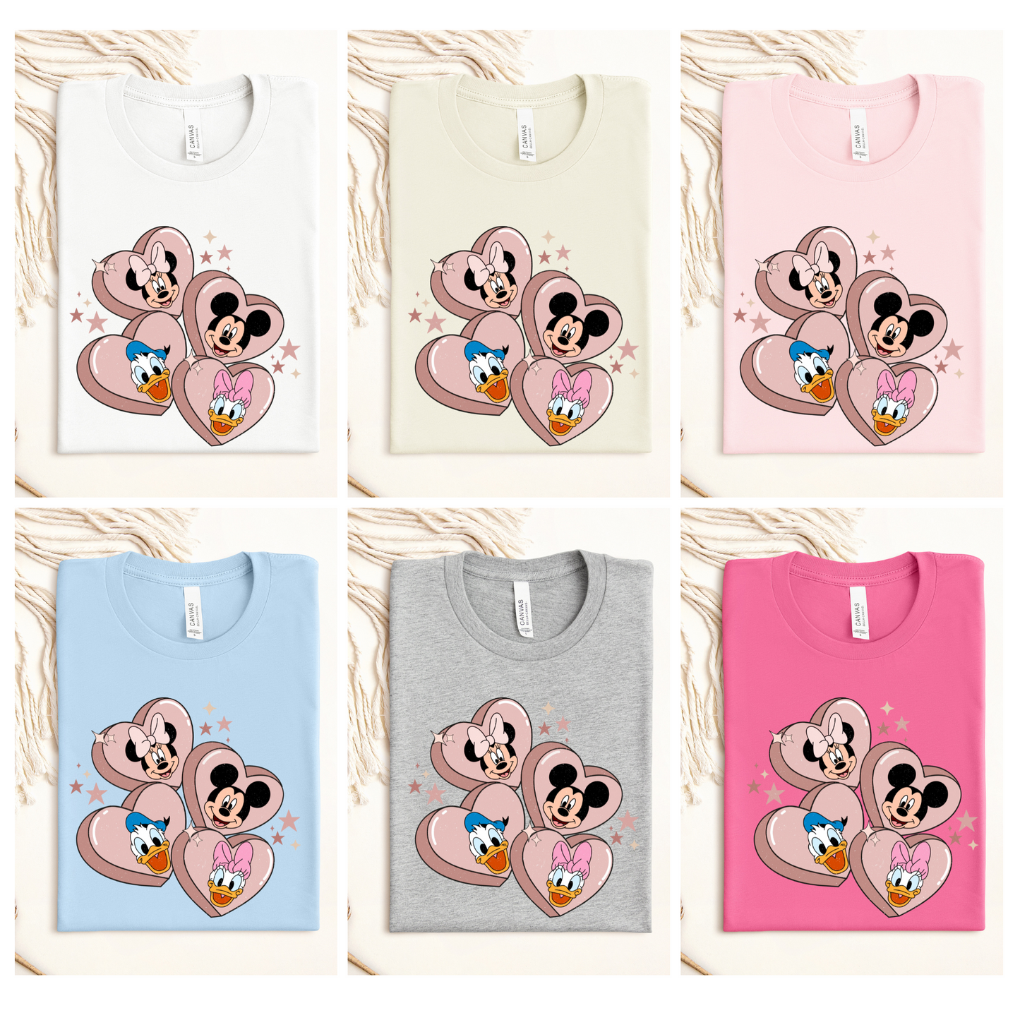 Cute Hearts Valentine Shirt for Adults and Kids