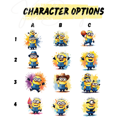 _Minion_Splash Family Matching Shirts