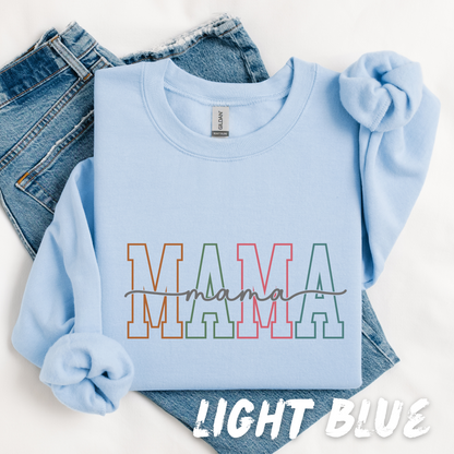 Multicolor Mama Sweatshirt - Mother's Day Gift
