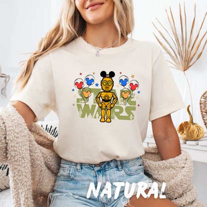 Star-Wars-Mickey-Ears-Matching Shirts adults and kids