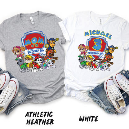 Personalized_Paw_Patrol_Birthday Boy Shirts for Kids and Adults