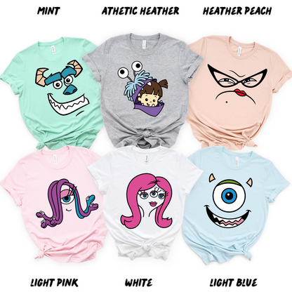 Monster_Inc_Matching Shirts adults and kids