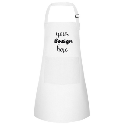 Personalized Logo or Imagen Kids Apron With 2 Pockets