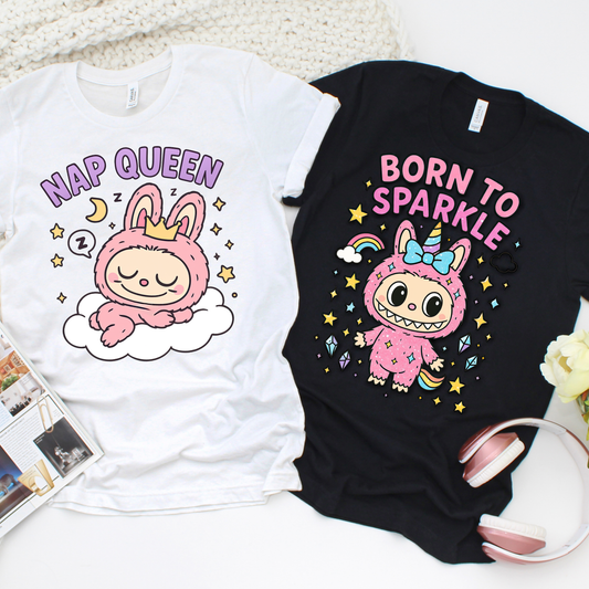 _Labubu_ T-Shirts - Kawaii Bunny Shirts - Cute Kids Shirt