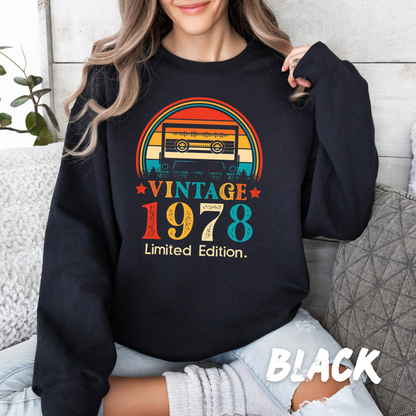 Vintage "custom year" Sweatshirt for Adults and Kids