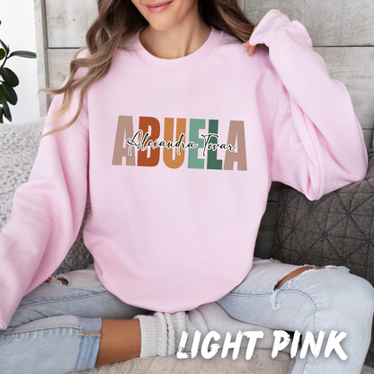 Custom "Abuela" Sweatshirt with her Name