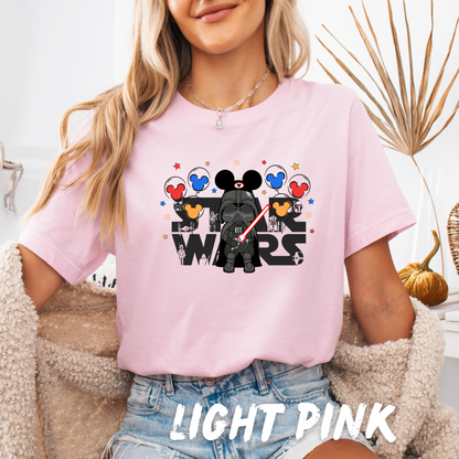Star-Wars-Mickey-Ears-Matching Shirts adults and kids