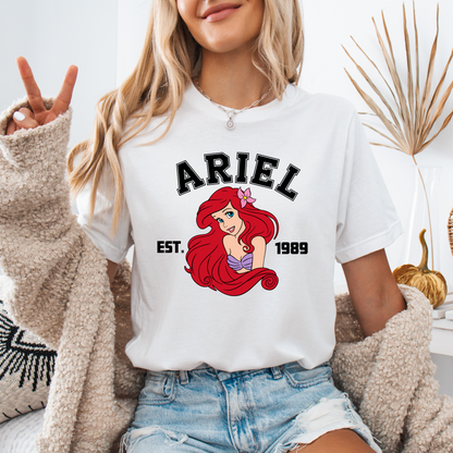 Mermaid EST 1989 Valentines Day Unisex T-Shirt for Adults and Kids