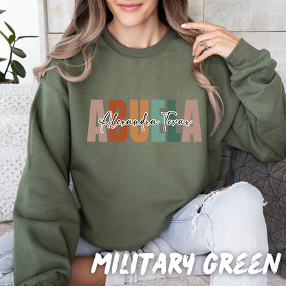 Custom "Abuela" Sweatshirt with her Name