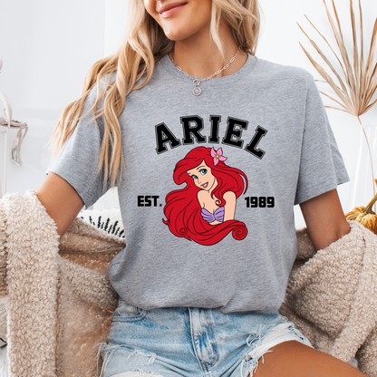 Mermaid EST 1989 Valentines Day Unisex T-Shirt for Adults and Kids