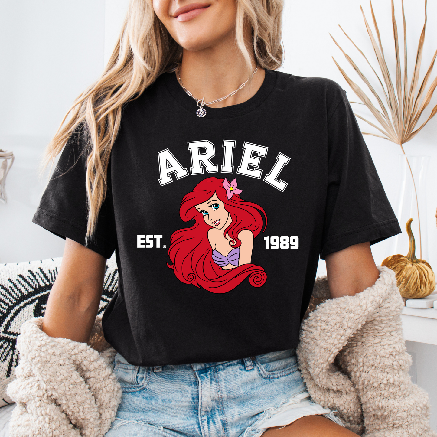 Mermaid EST 1989 Valentines Day Unisex T-Shirt for Adults and Kids