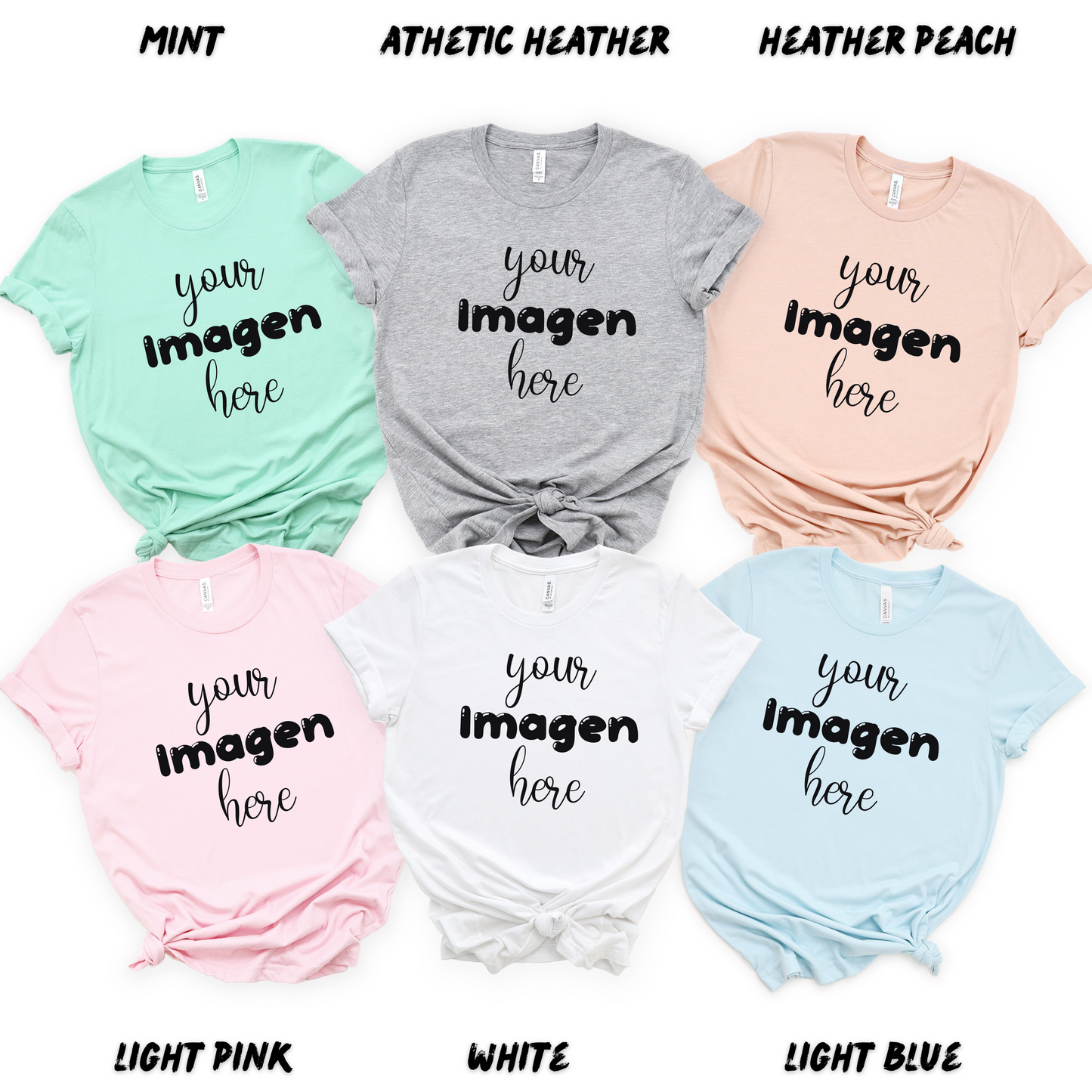 Custom Imagen / logo / text Shirts - Crewneck - Front and Back
