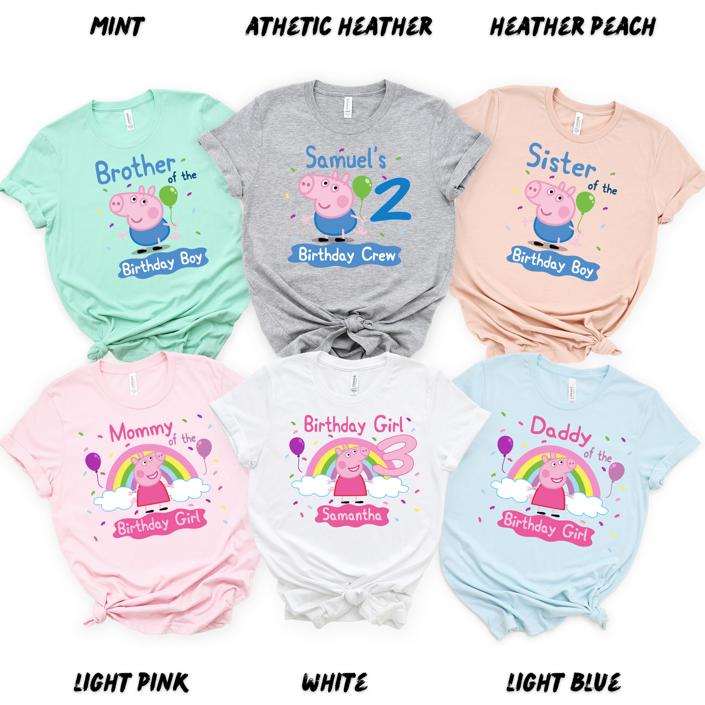 Custom Pig Birthday Shirt Toddler Birthday Gift, Family Matching Birthday Shirts