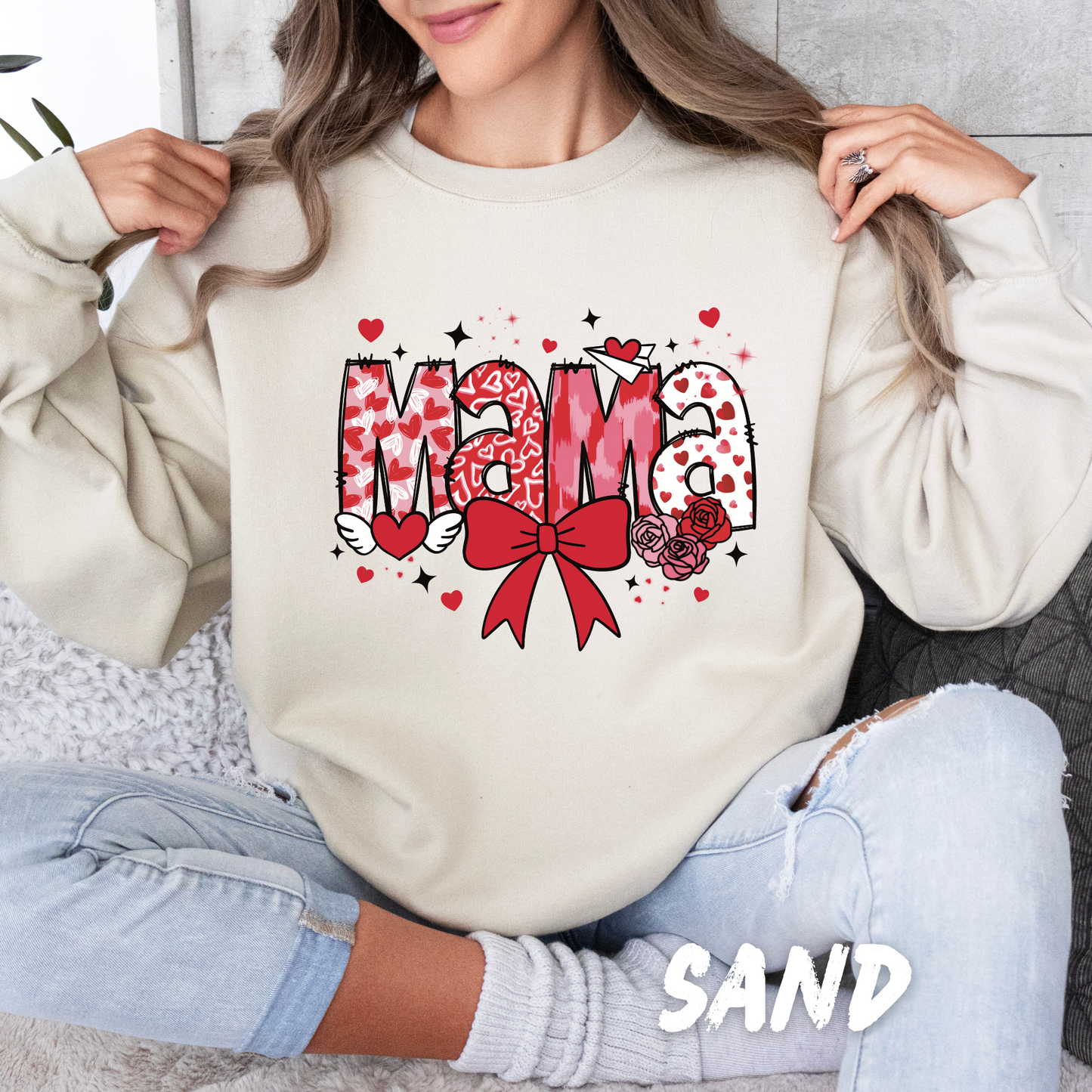 Valentine Mama Sweatshirts and T-Shirts