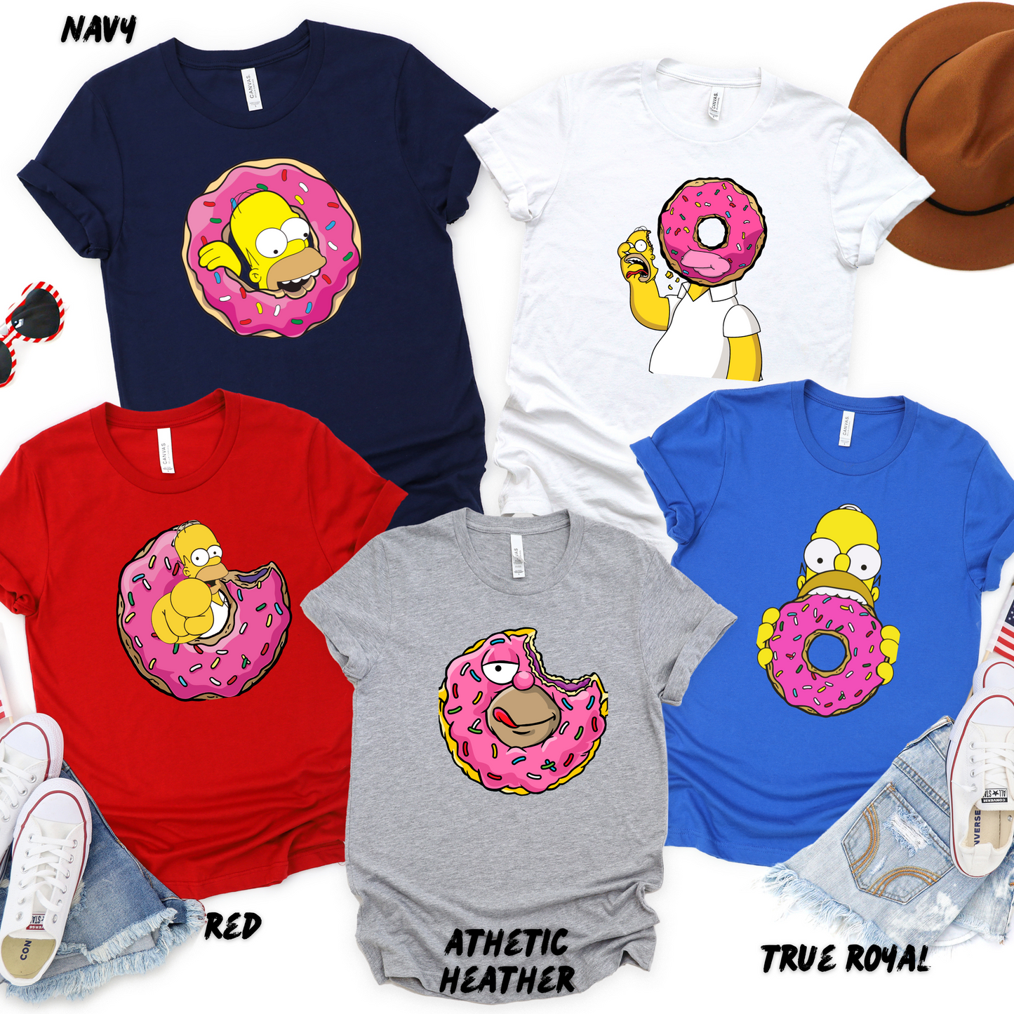 Funny Homer_Simpson Donut Shirt