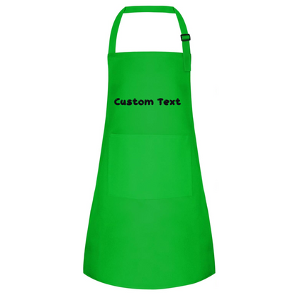 Personalized "Text-Name" Kids Apron With 2 Pockets