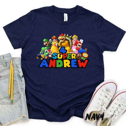 Custom Unisex Birthday Shirt for Kids and Adults