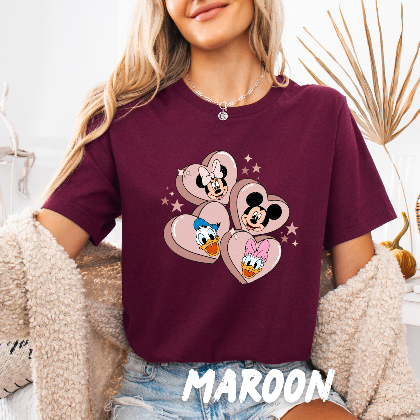 Cute Hearts Valentine Shirt for Adults and Kids