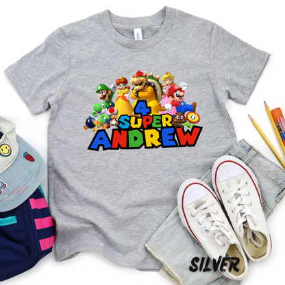 Custom Unisex Birthday Shirt for Kids and Adults