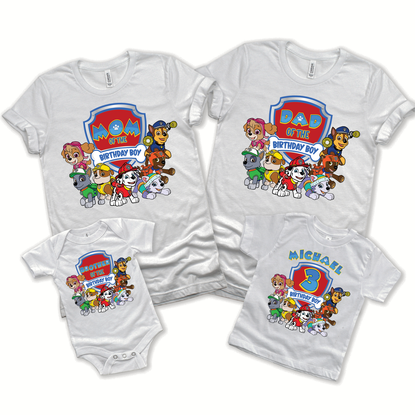 Personalized_Paw_Patrol_Birthday Boy Shirts for Kids and Adults