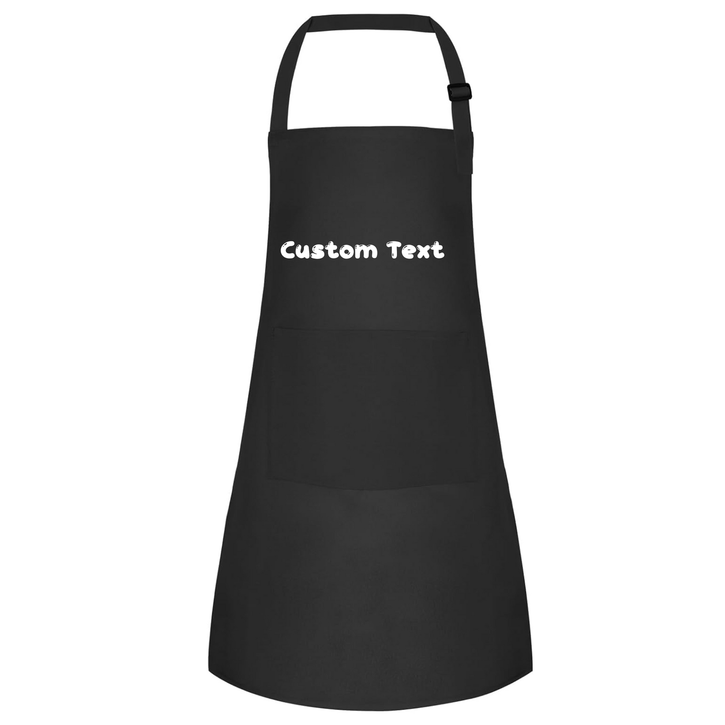 Personalized "Text-Name" Kids Apron With 2 Pockets