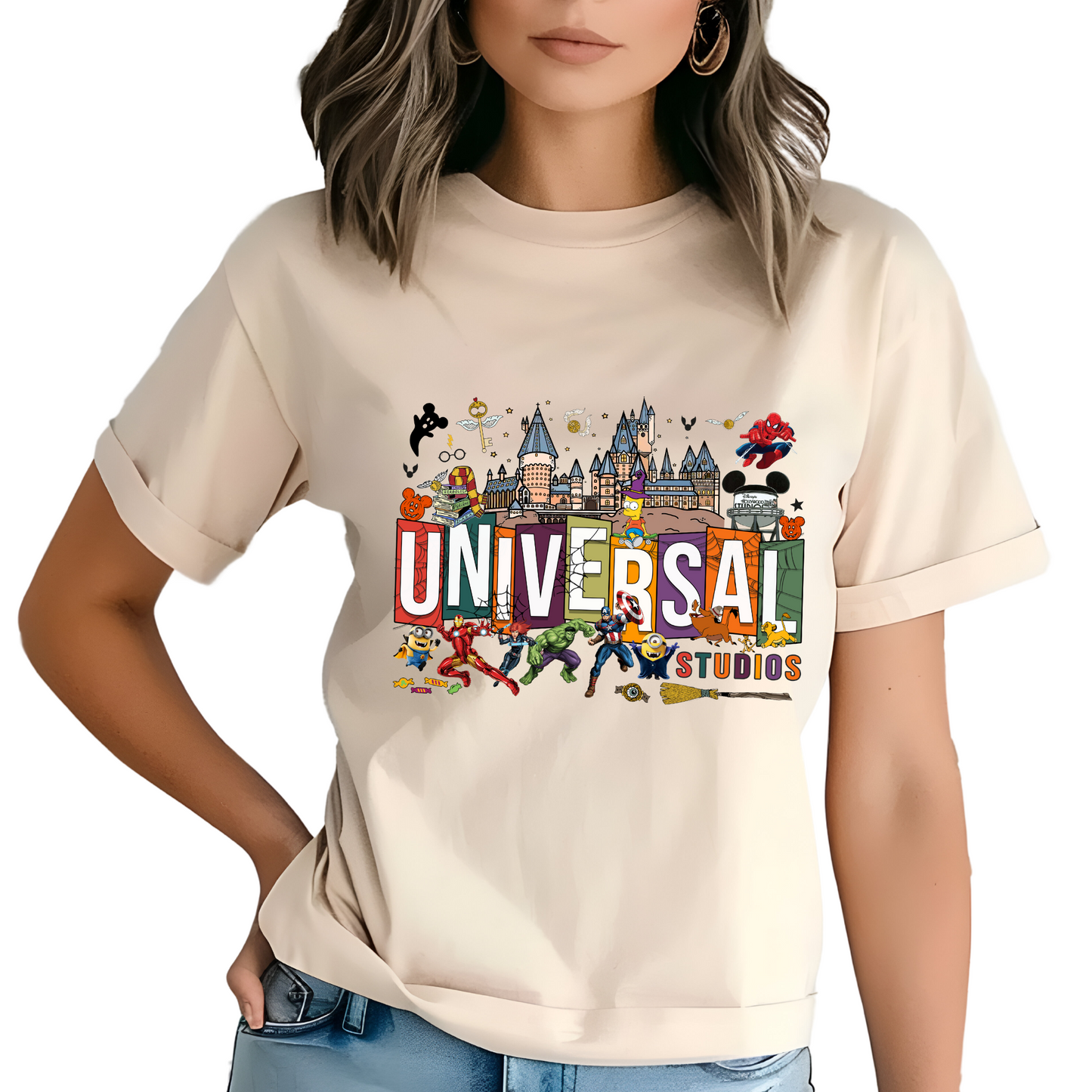 Universal_Studios Unisex Matching Shirt