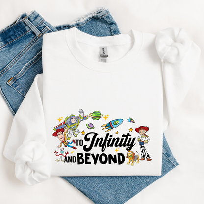 To.the.Infinity Sweatshirt Unisex for Adults and Kids