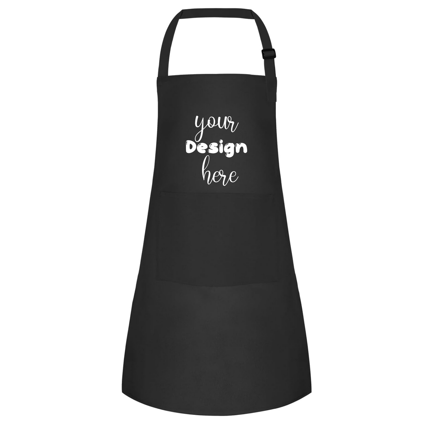 Personalized Logo or Imagen Kids Apron With 2 Pockets