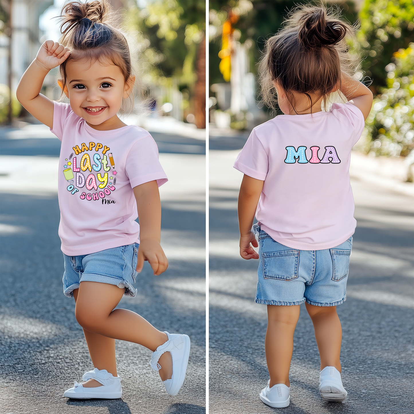 Custom Last Day of School - Kinder Graduation Shirt