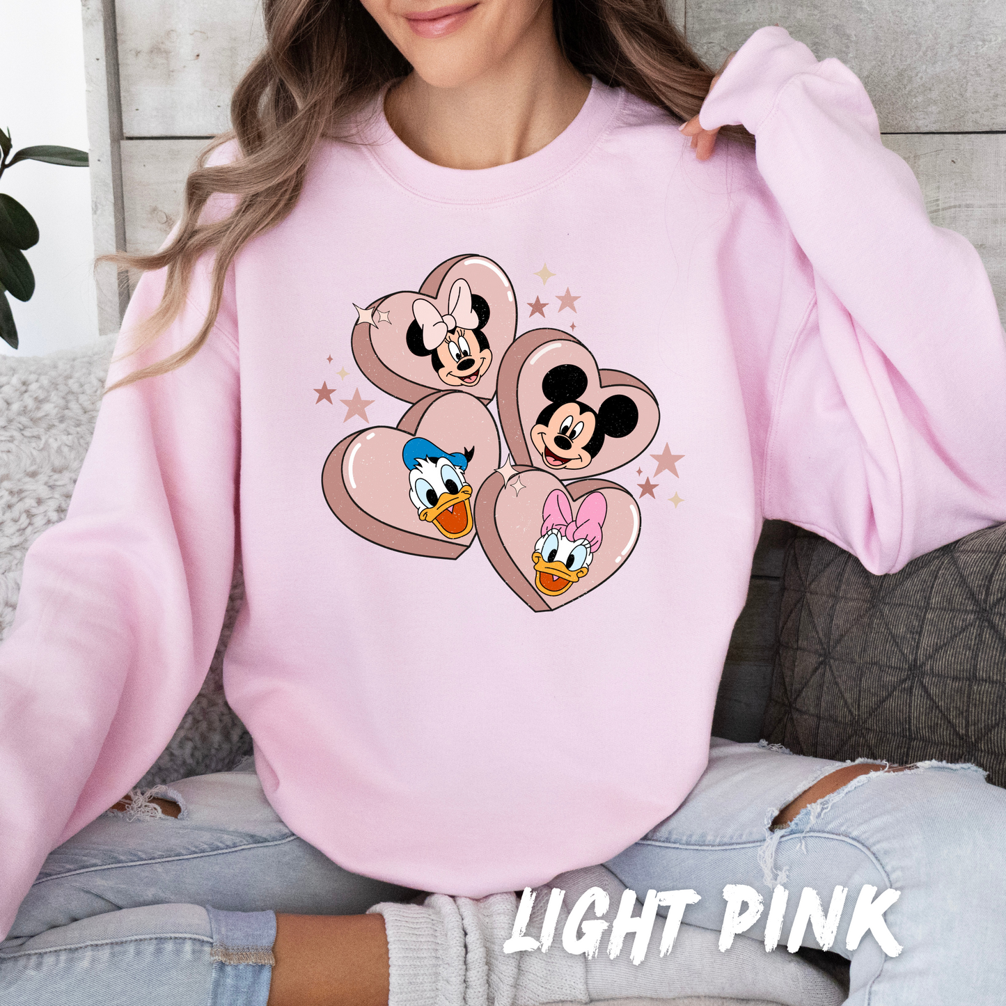 Heart Valentine Sweatshirt for Adults and Kids