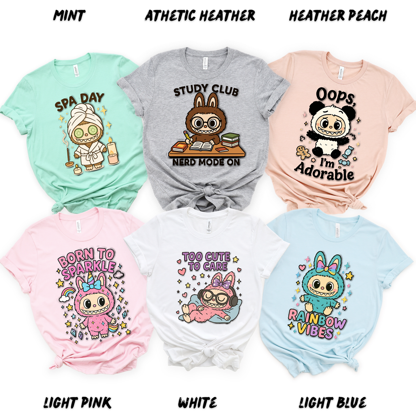 _Labubu_ T-Shirts - Kawaii Bunny Shirts - Cute Kids Shirt
