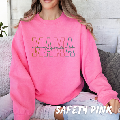 Multicolor Mama Sweatshirt - Mother's Day Gift