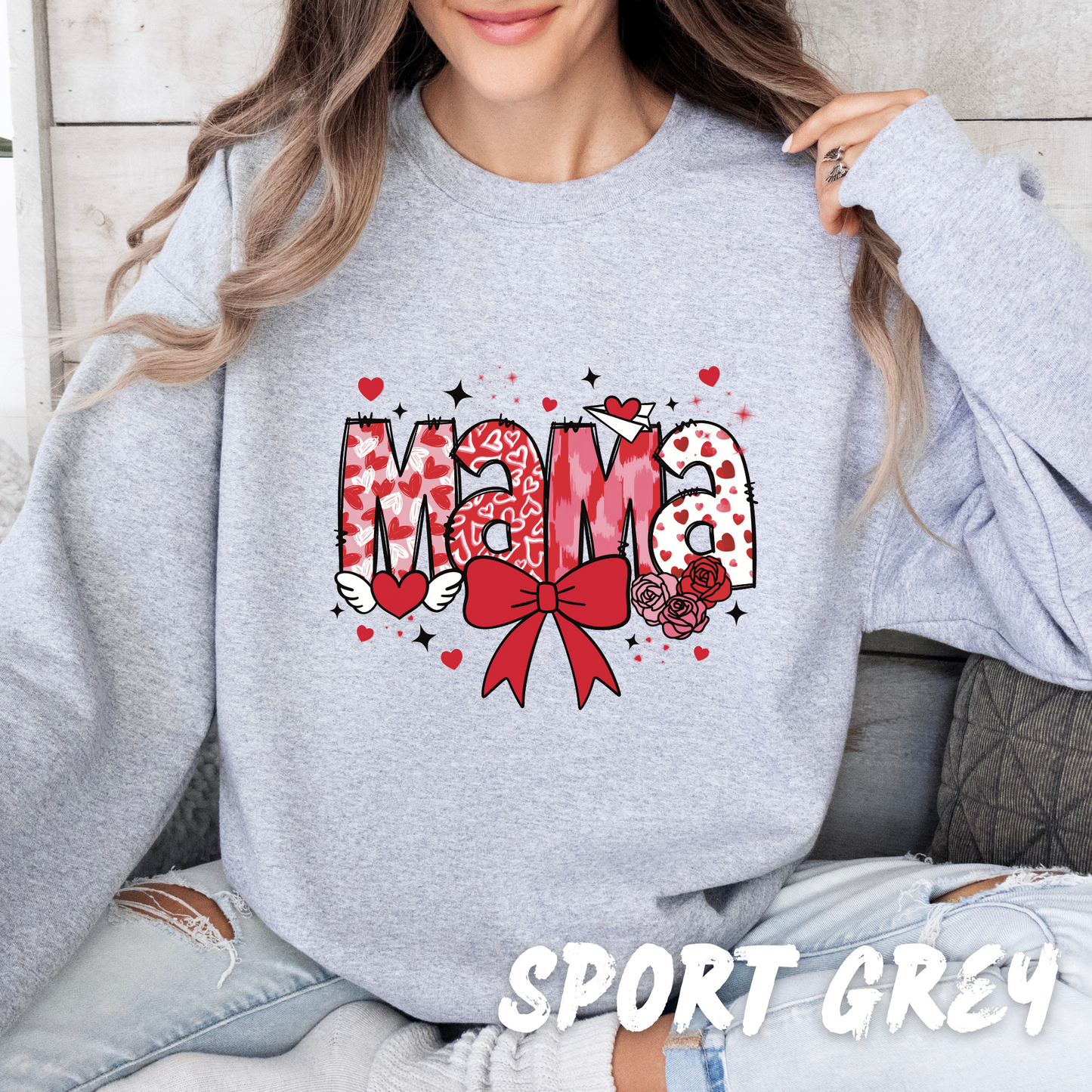 Valentine Mama Sweatshirts and T-Shirts