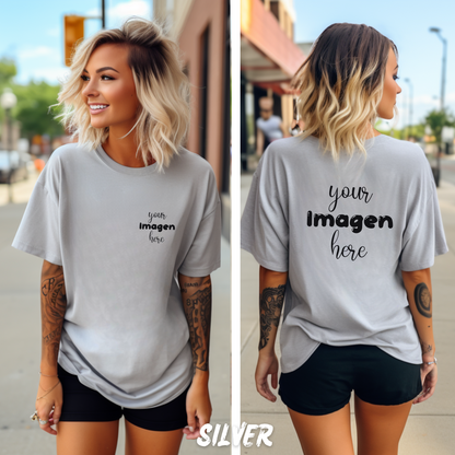 Custom Imagen / logo / text Shirts - Crewneck - Front and Back