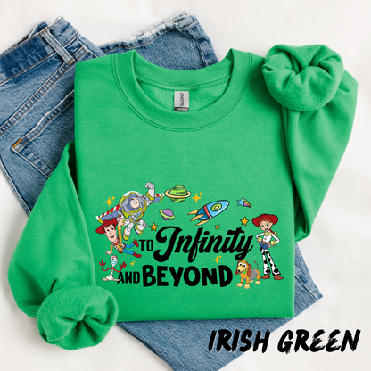 To.the.Infinity Sweatshirt Unisex for Adults and Kids