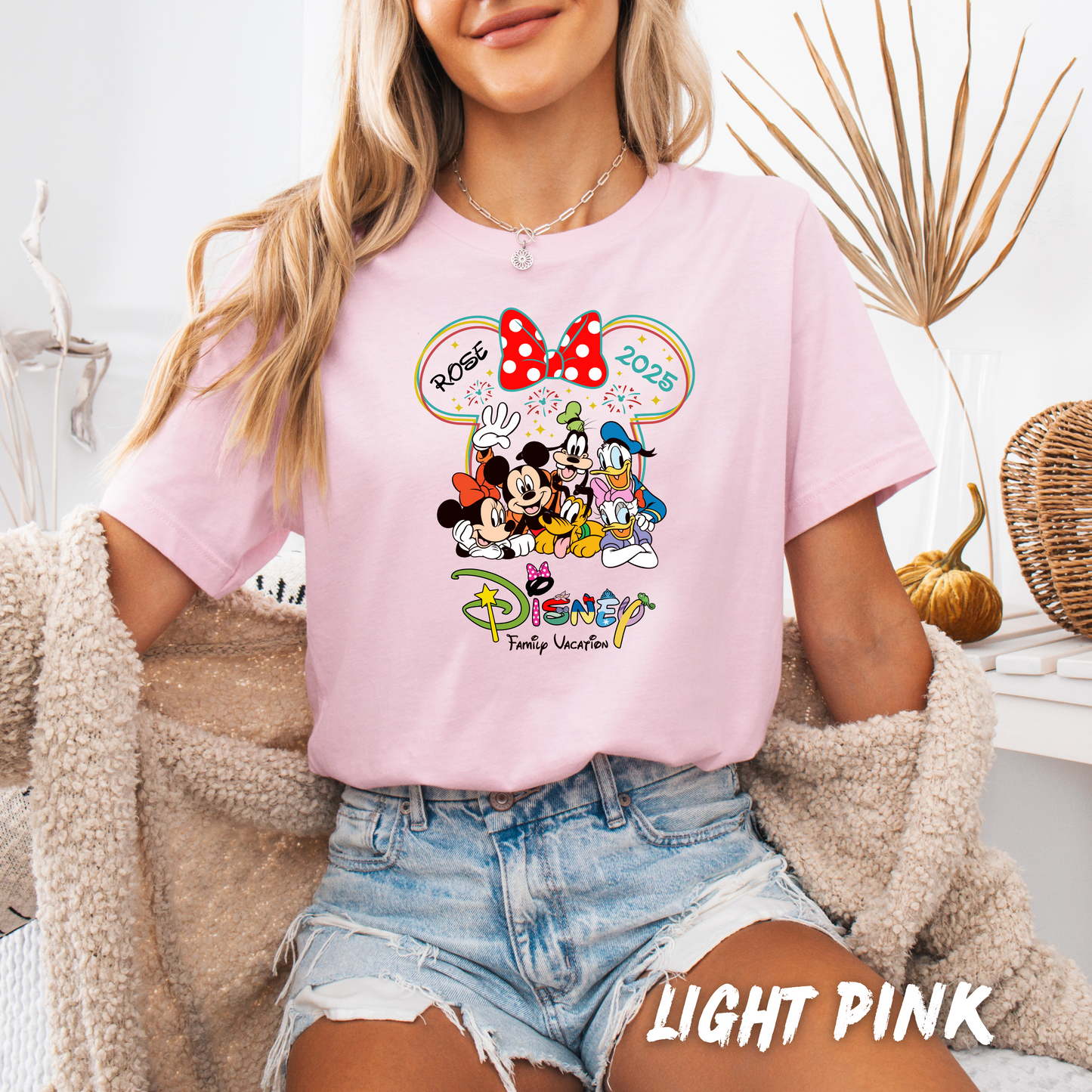 Custom_Disney_ 2025 Matching Family Shirts for Adults and Kids