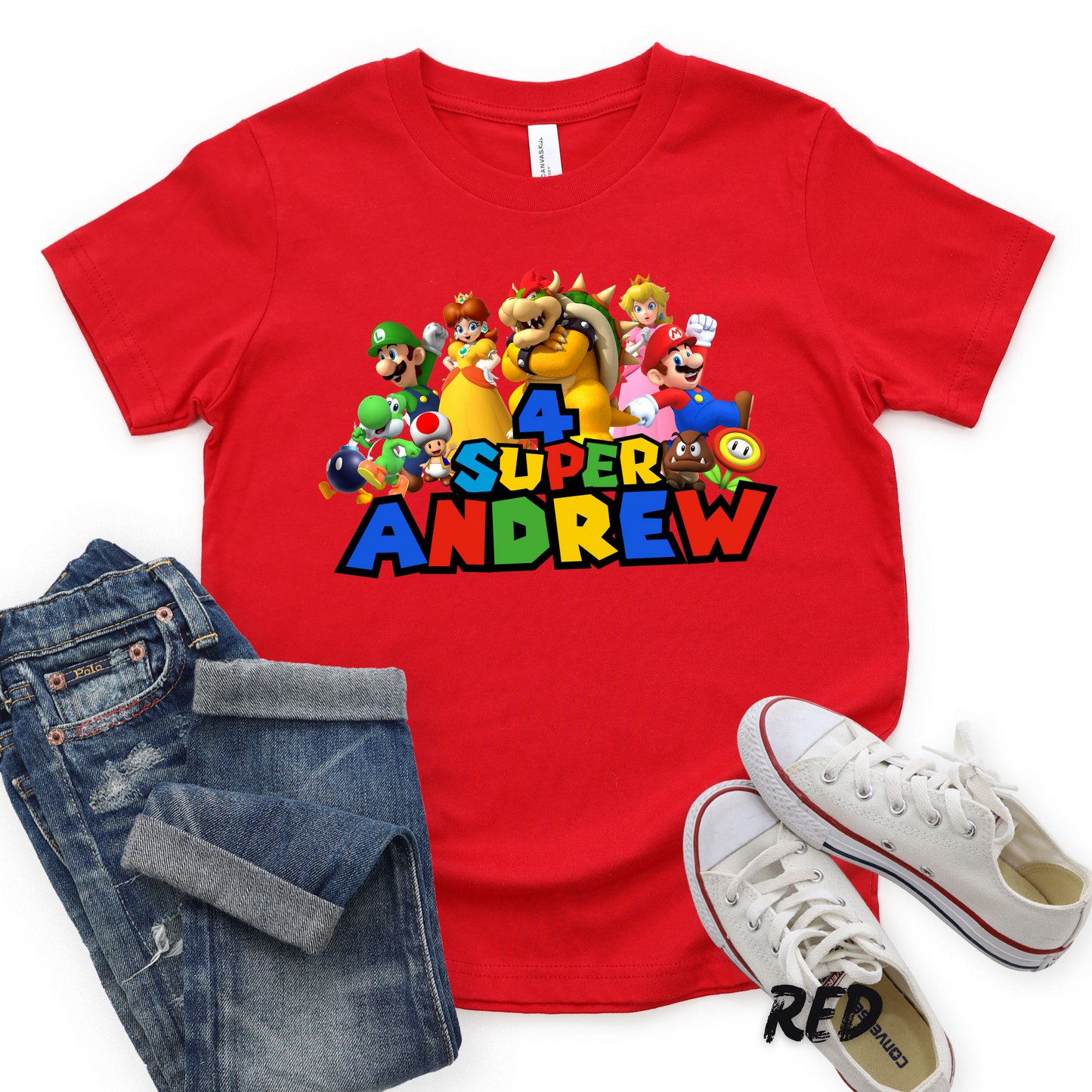 Custom Unisex Birthday Shirt for Kids and Adults