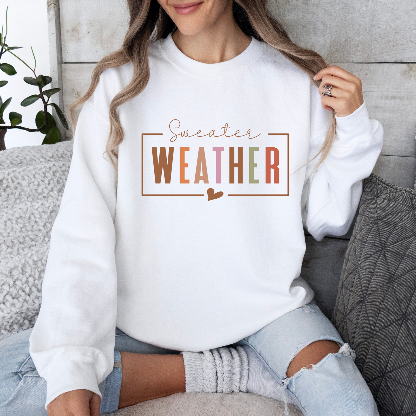 "Sweater Weather" for Women Sweatshirt for Fall