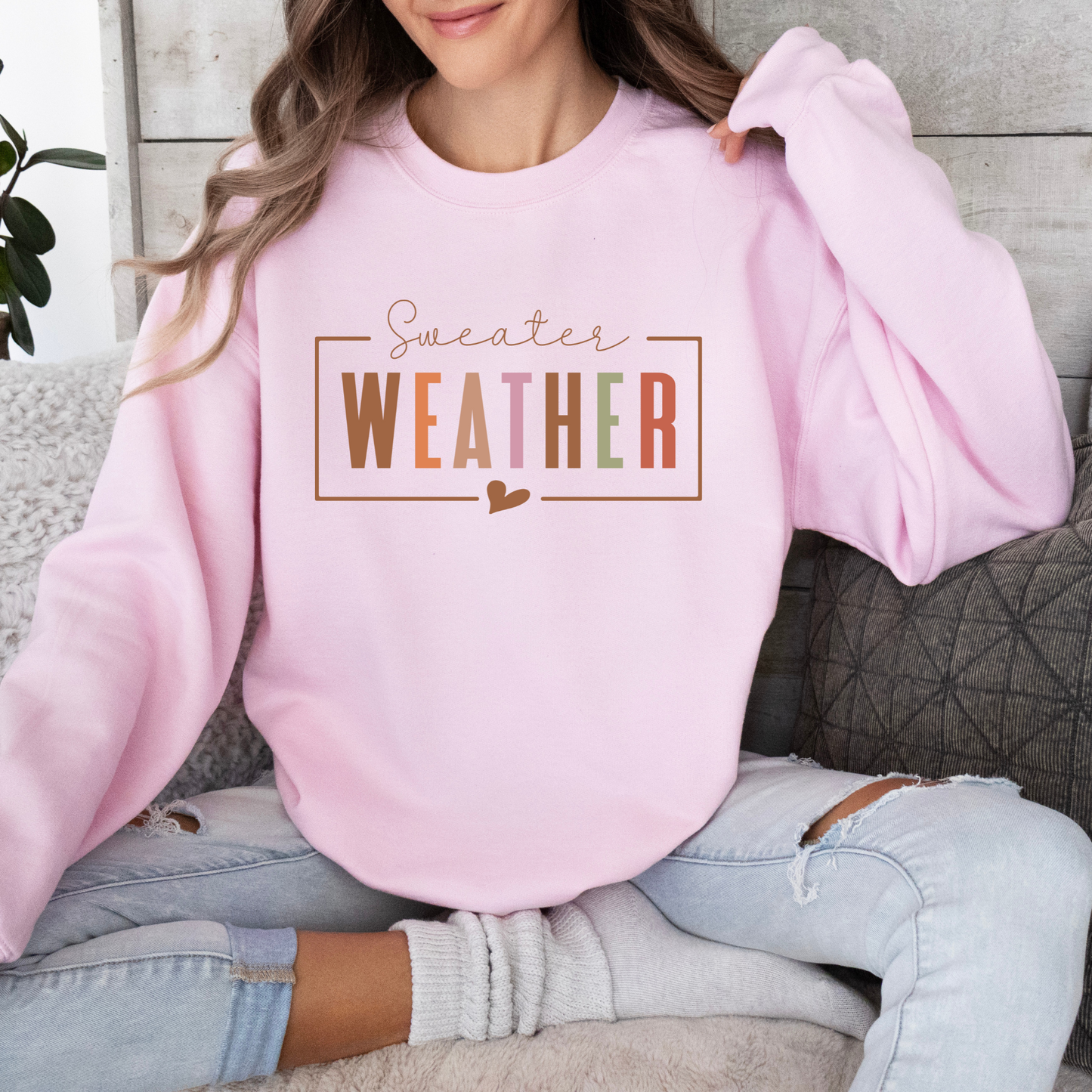 "Sweater Weather" for Women Sweatshirt for Fall